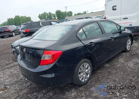 2012 Honda Civic Lx z USA, uszkodzony, nr VIN 2HGFB2F59CH583334